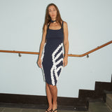 ALANA SEAMLESS DRESS - NAVY
