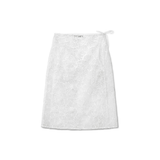 ALBA LONG SKIRT - WHITE