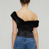 ALLEGRA TOP - BLACK