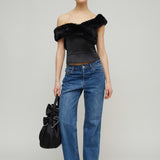 ALLEGRA TOP - BLACK