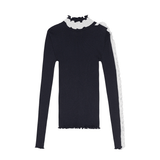AMÈLIE SEAMLESS TOP - BLACK