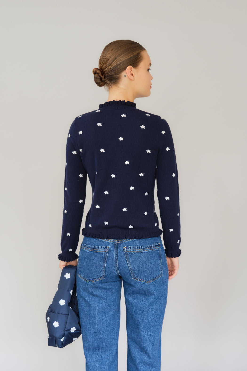 ANYA SWEATER - NAVY