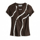 COLEEN TOP - BROWN