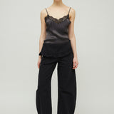 DANIELLA BARREL PANTS - BLACK