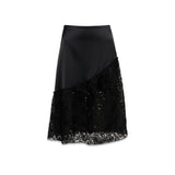 DONATELLA LONG SKIRT - BLACK