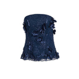 ELENA TOP - NAVY