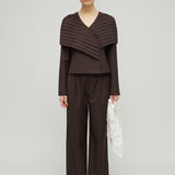 ELEONORA BLAZER - BROWN