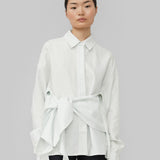 FIROELLA WRAP SHIRT - BIT OF BLUE