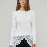 GINEVRA SEAMLESS DRESS - WHITE
