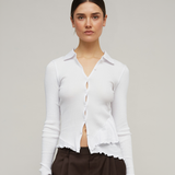 GIULA SEAMLESS TOP - WHITE