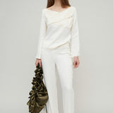 LIVINIA TROUSERS -  PRISTINE