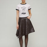 MAFALDA SKIRT - BROWN