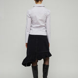 MARLA DENIM SKIRT - BLACK