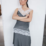 LIVIA TOP - CORAL SMOKE