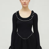 RENATA KNIT SWEATER - BLACK