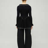 RENATA KNIT SWEATER - BLACK