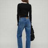 ROSELLA SEAMLESS TOP - BLACK
