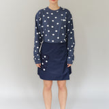 SAM UNISEX LS T-SHIRT - NAVY