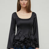 VITTORIA TOP - BLACK
