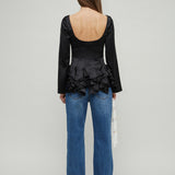 VITTORIA TOP - BLACK