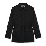 MAUD CARGO JACKET - BLACK