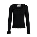 ROSIE SEAMLESS TOP - BLACK