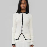 LAURA SEAMLESS SHIRT - PRISTINE