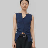 CLAIRE SEAMLESS TANKTOP - NAVY