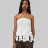 CARA SEAMLESS TOP/SKIRT - WHITE
