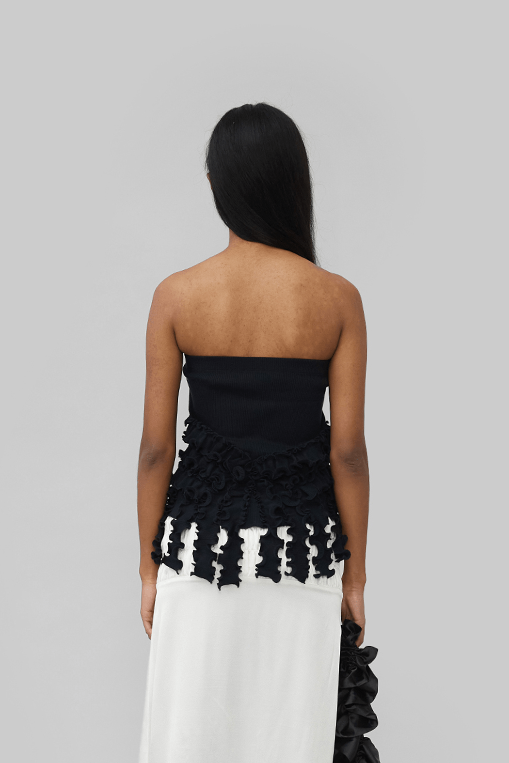 CARA SEAMLESS TOP/SKIRT - BLACK