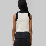 ROSALIE SEAMLESS TOP - WHITE