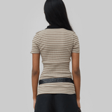 ELIA SEAMLESS POLO - STRIPES