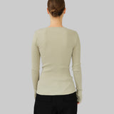 CLAIRE SEAMLESS TOP - ABBEY STONE
