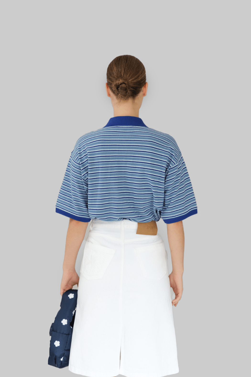 NEO UNISEX POLO - BLUE STRIPES