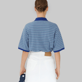 NEO UNISEX POLO - BLUE STRIPES