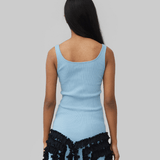 ELISA SEAMLESS DRESS - BLUE