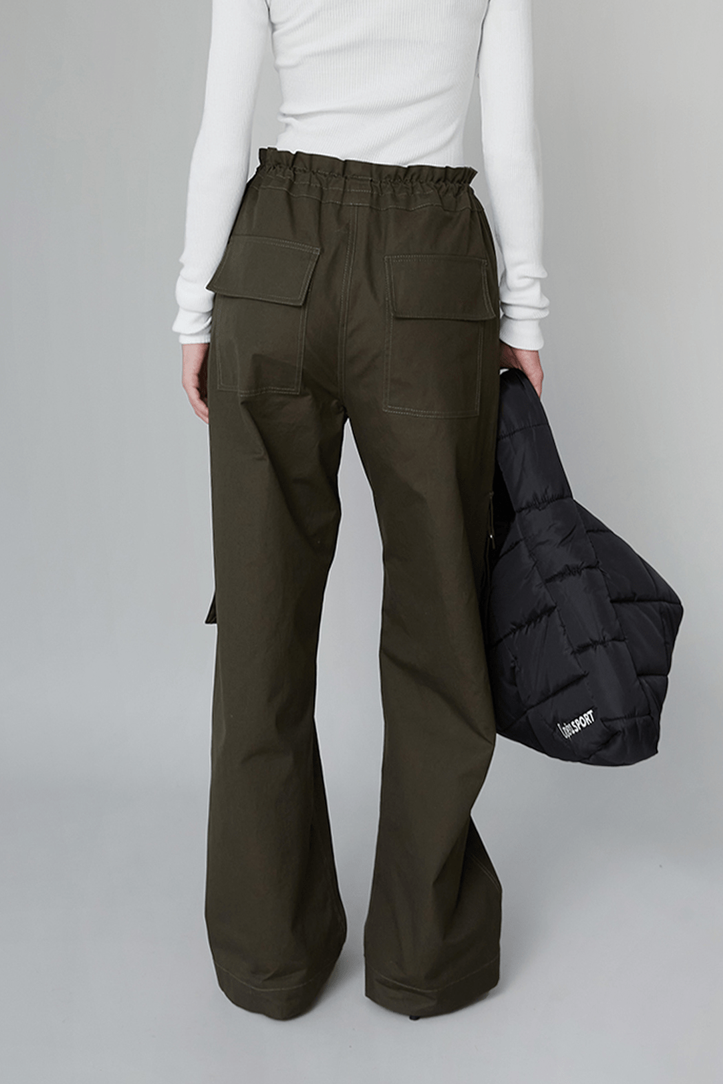 OpéraSPORT - Maud Cargo Pants, Dark Olive