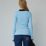 OpéraSPORT - Laura Seamless Shirt, Sky Blue