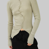 CLAIRE SEAMLESS TOP - ABBEY STONE