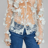 NAYA BLOUSE - BABY BLUE