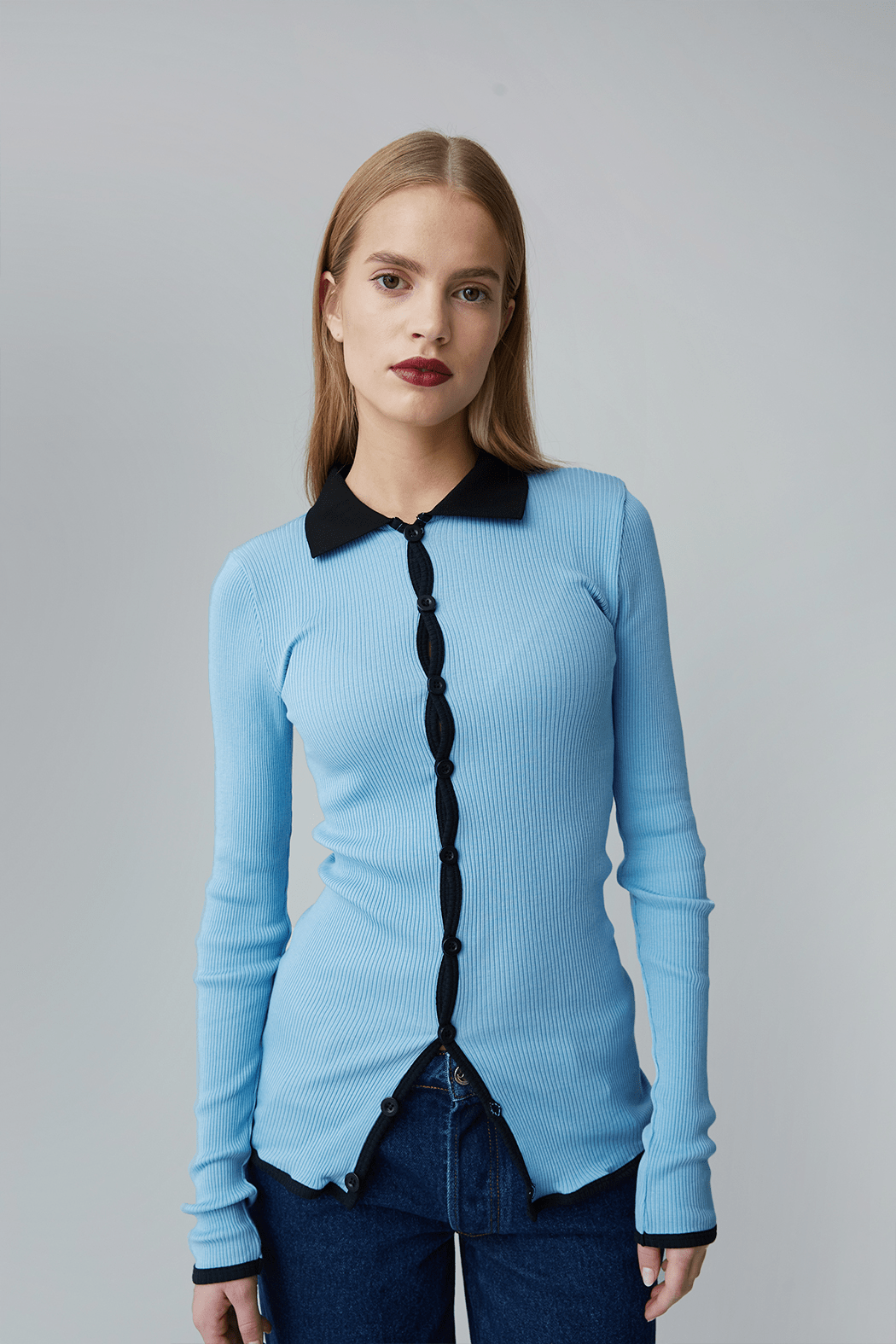 OpéraSPORT - Laura Seamless Shirt, Sky Blue