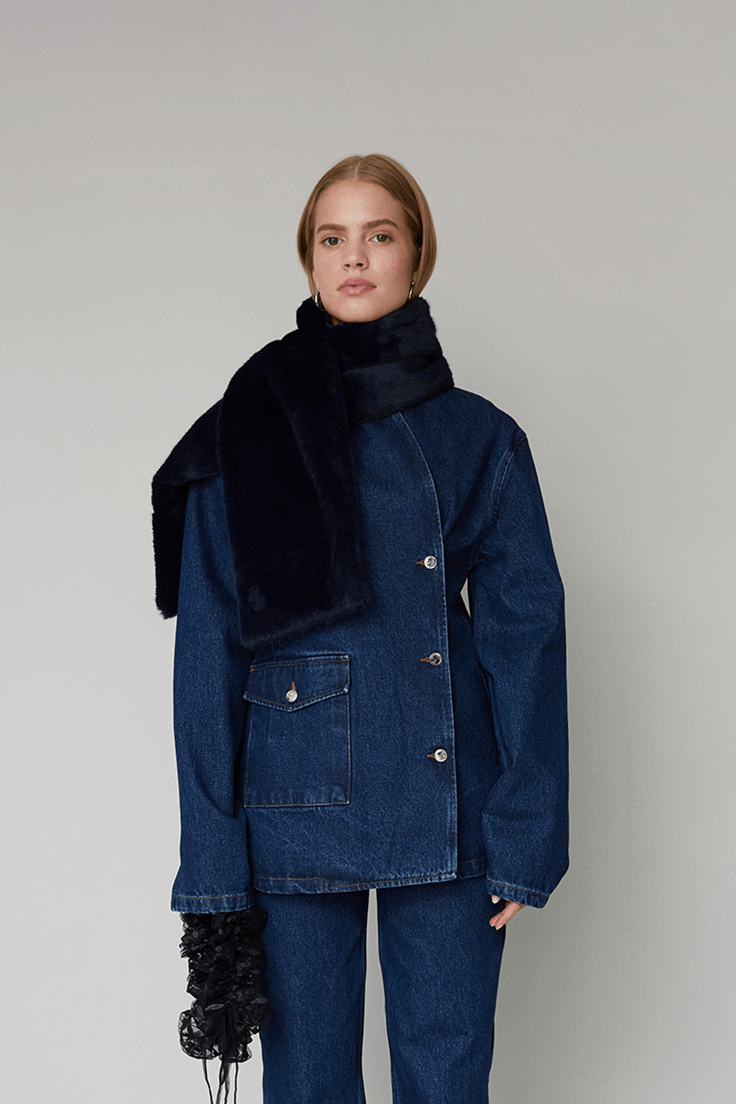 OpéraSPORT - Eleanor scarf, Navy