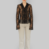 FLORA SHIRT - BLACK