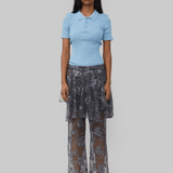 ELIA SEAMLESS POLO - BLUE
