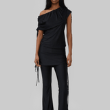 ROSA TOP - BLACK