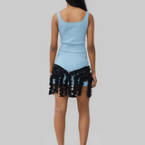 ELISA SEAMLESS DRESS - BLUE