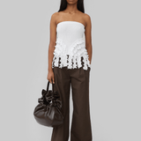 CARA SEAMLESS TOP/SKIRT - WHITE