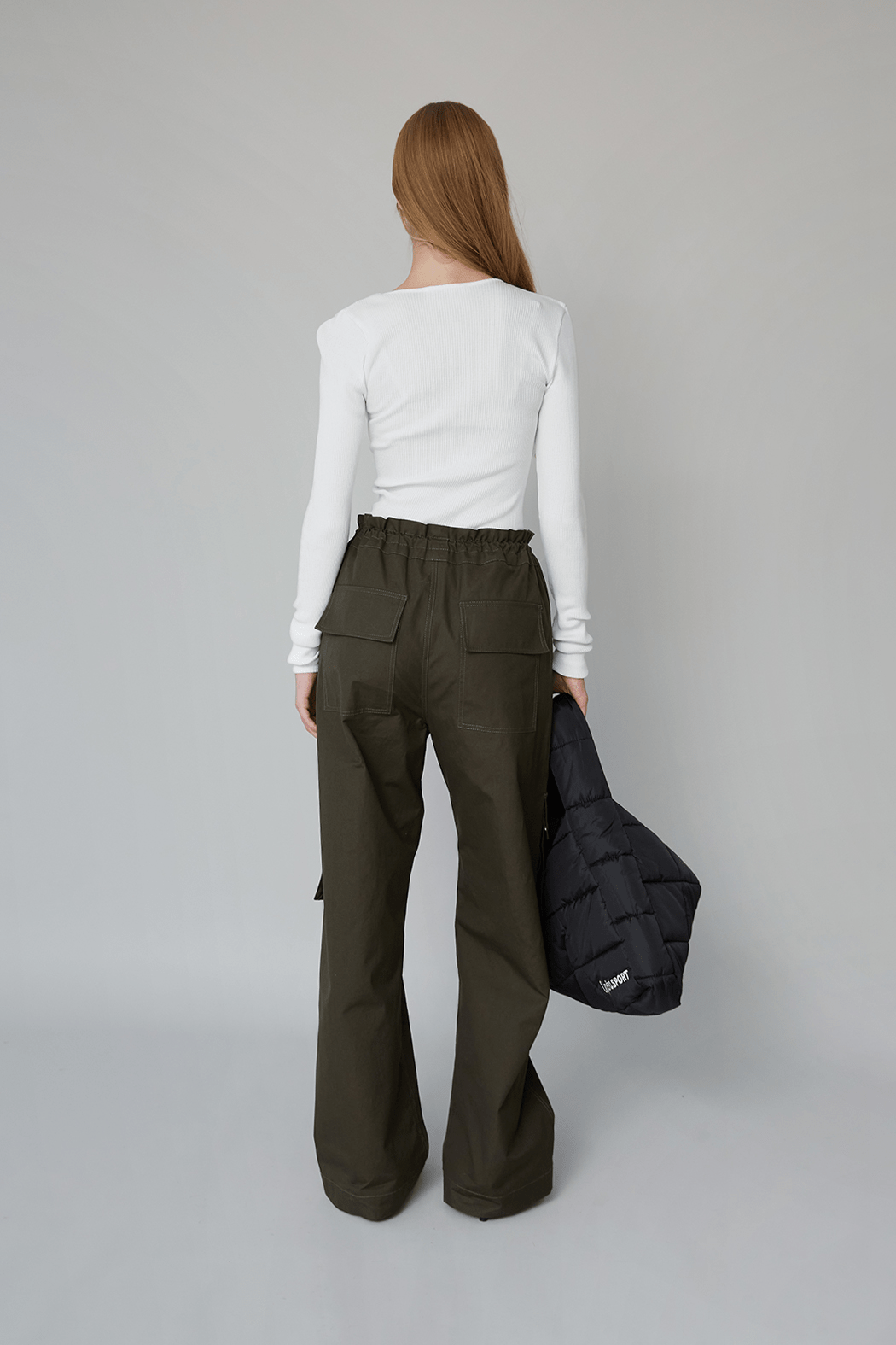 OpéraSPORT - Maud Cargo Pants, Dark Olive