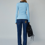 OpéraSPORT - Laura Seamless Shirt, Sky Blue