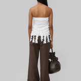 CARA SEAMLESS TOP/SKIRT - WHITE